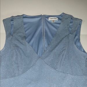 Calvin Klein Light Blue Sleeveless Dress